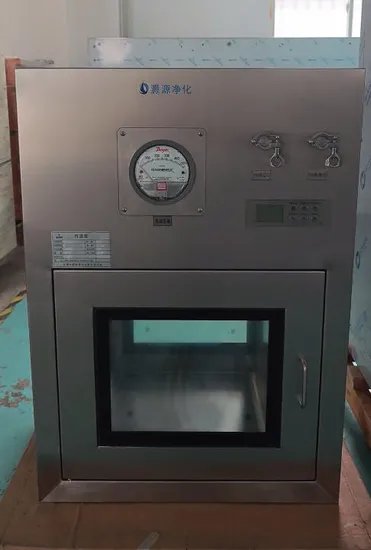 Self-Cleaning Decontamination Pass-Through Transfer Window Purification Equipment Machine